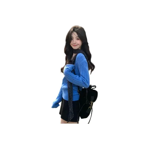 MUCCHIC Синий Женский Трикотаж