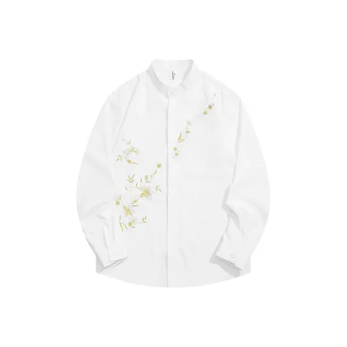 THINGYLAB Белые Мужские Рубашки