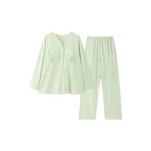 89085 Светло-зеленый Женский комплект пижам