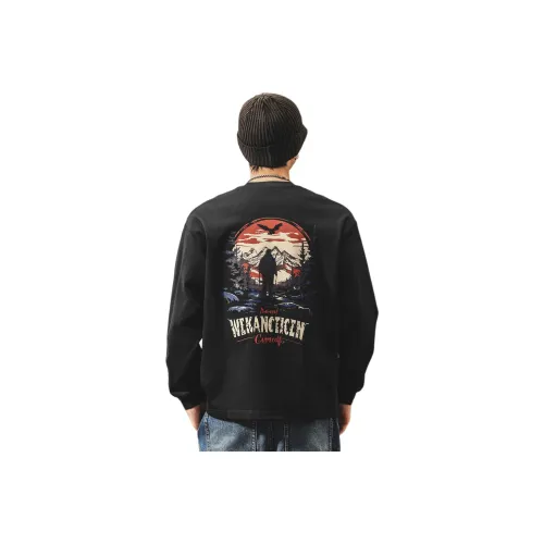 JIELEINUO Черные Мужские T-рубашки