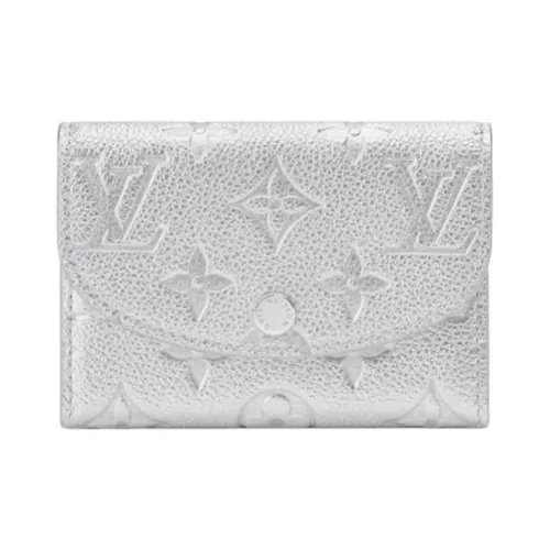 LOUIS VUITTON Empreinte Коровья кожа Мелочь Кошелек Женское серебро