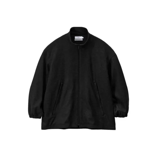 Graphpaper FW25 Шерсть Гладкая Фланель TRACK BLOUSON Куртка Унисекс