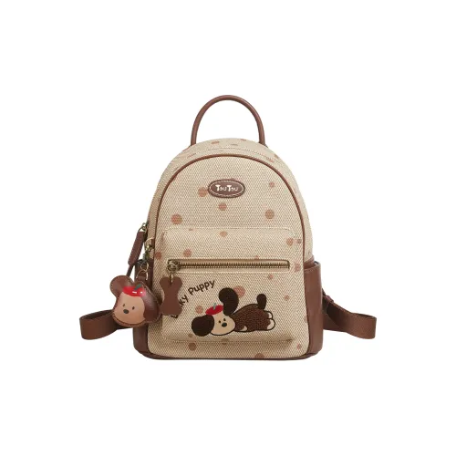 TOUTOU Синтетическая кожа Рюкзак Женские Какао-молочный чай Абрикос