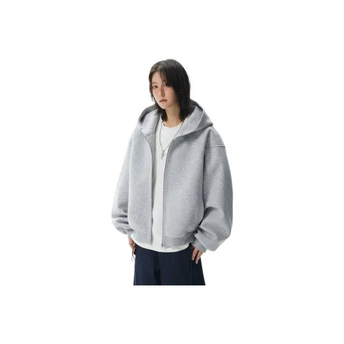 TUOFEI Светло-серый Унисекс Свитшоты