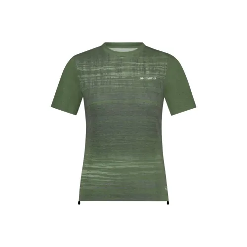 SHIMANO Зеленые Женские T-рубашки