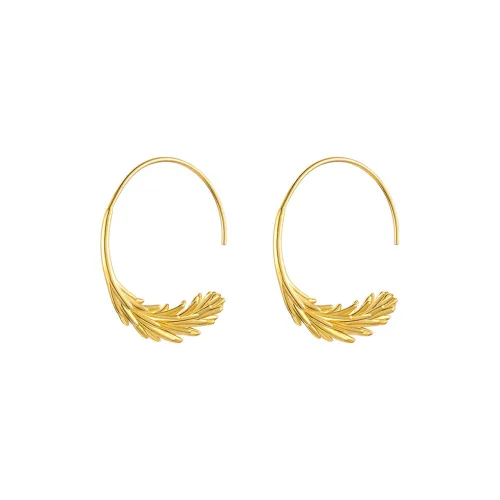 WEIJAS Серьги из меди с золотым покрытием женские