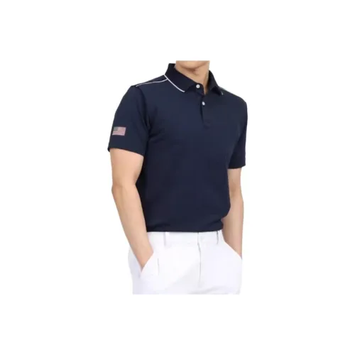 TITLEIST Синий Мужская Поло