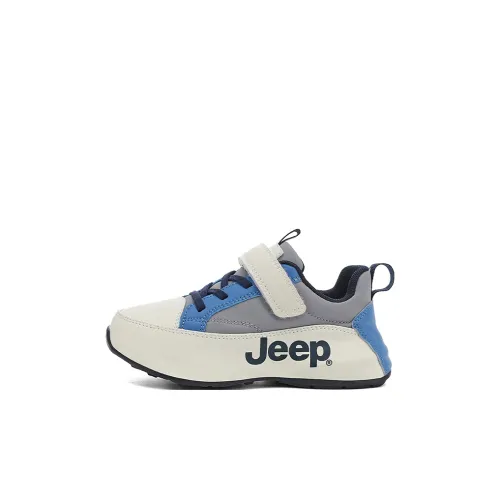 Jeep Spring Dawn 2,0 Детские беговые кроссовки Низкий топ Слоновая кость Серый Синий Kids