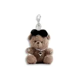 Чёрный бант, жемчужный, медвежонок