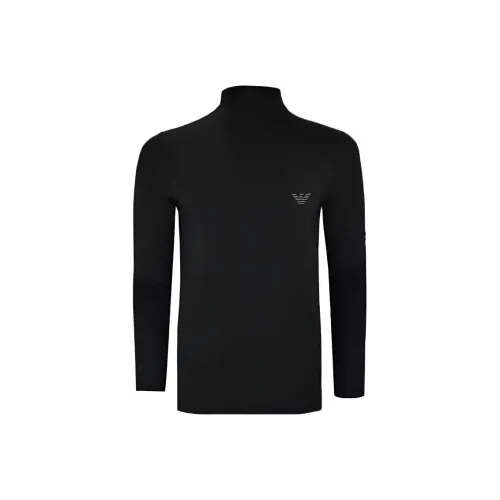 EMPORIO ARMANI Мужские черные футболки