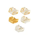 [5-Предметный] Белый Основа Полный С принтом Медведь + Желтый Основа Голова Медведя + Полный С принтом Клетка + Медведь С принтом