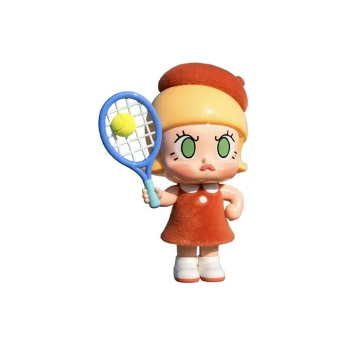 POP MART Злой Молли Красный Soil Ограниченная серия модных фигурок