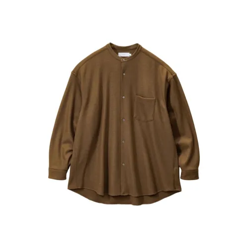 Graphpaper FW25 Шерсть Гладкая Фланель OVERSIZED Полоска Ожерелье-чокер Рубашка Унисекс