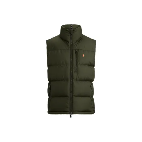 Polo Ralph Lauren Оливково-зеленые Мужские Жилеты