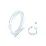 Кошачий глаз матовый синий браслет