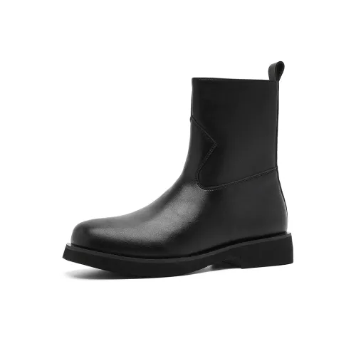 ZHENRAN Минималистский байкерский ботинок Martin Boot Мужской