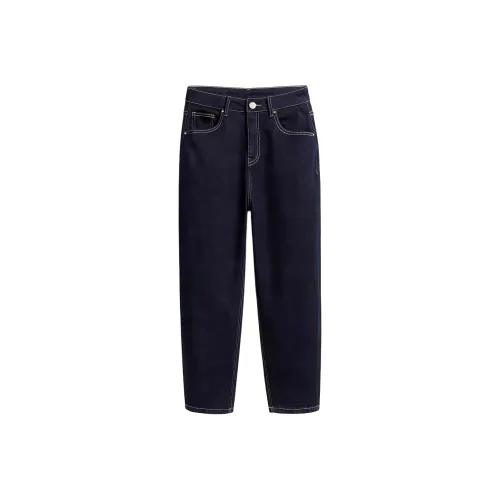 SHUODILIANGE Джинсы синие женские