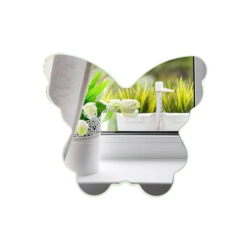 ECOHOME Бабочка Зеркальце Стол Портативный Нерегулярная форма Портативное Зеркало MAKE UP Зеркала Карманное Зеркало