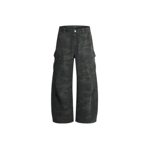 SONGS ALONG Камуфляж Унисекс Карго Брюки