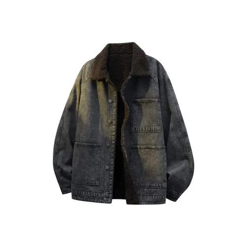 PLUSWOWO Унисекс Джинсовые Куртки