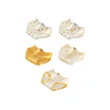 [5-штучный] Пчела Мед 2+Желтый Основа Голова Медведя+Полный С принтом Клетка+Белая Основа Полный С принтом Медведь