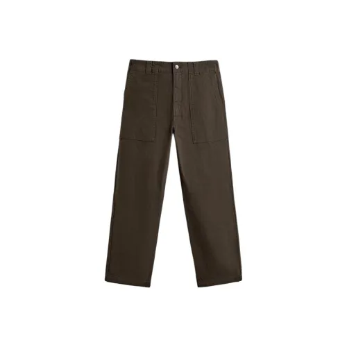 ZARA Коричневый Мужской Повседневный Брюки