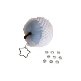 Синий, яблоко, подвеска + пена, сетка + случайный, сжатие, 1 размер