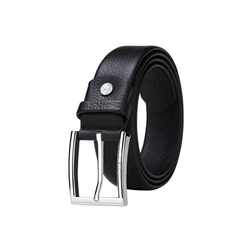 Playboy Ремни из натуральной коровьей кожи мужские 3,5 см