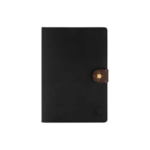 LOUIS VUITTON Монограмма Покрытый холст Защитный чехол Средний размер Унисекс Черный