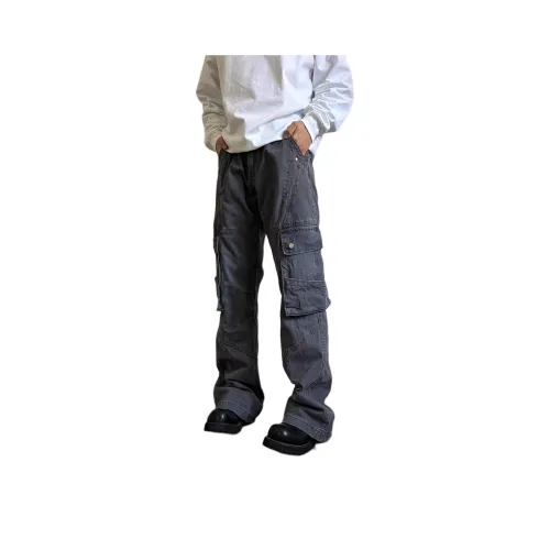 LEONBINNO Серые Унисекс Карго Брюки