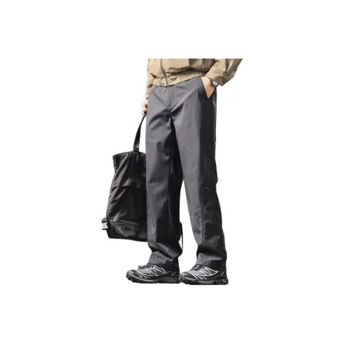 GELANLU Осенние Повседневные Брюки Прямой крой Унисекс