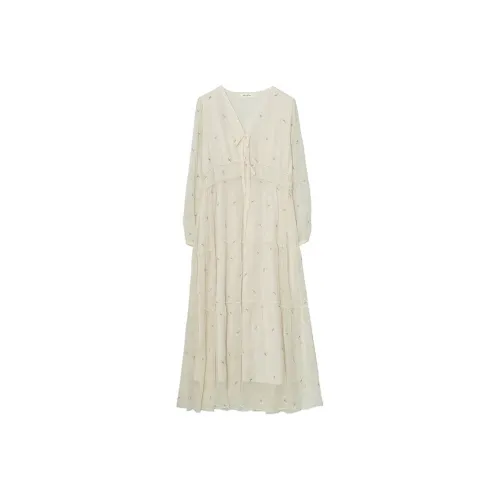 Только ты Длинное Платье с длинными рукавами большой размер женская одежда юбки осенняя женская