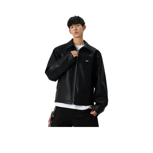 FALIAMS Черный Унисекс Кожаные куртки