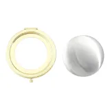 Высокий вырез, золотой