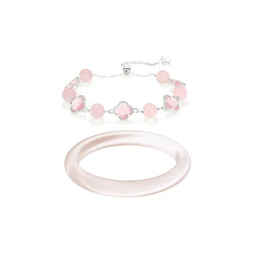 Artisan Lock Heart Jade Цветное стекло Браслеты Женские