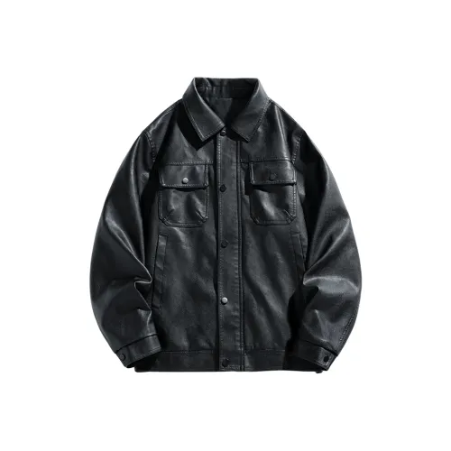 Tingqu Черные Мужские Куртки