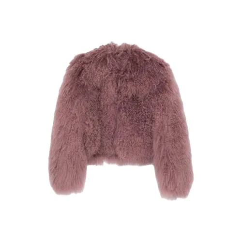 SALVATORE SANTORO Розовый Женские Меховые изделия