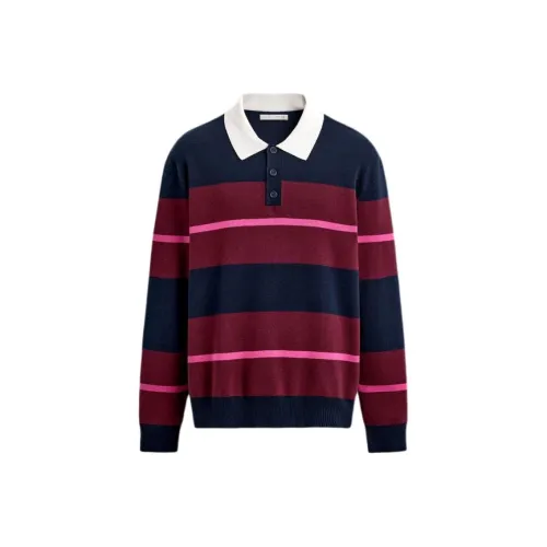 ZARA Полосы Мужская Рубашка с короткими рукавами