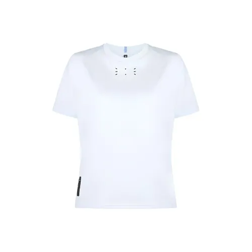 McQ Alexander McQueen Светло-синие Женские T-рубашки