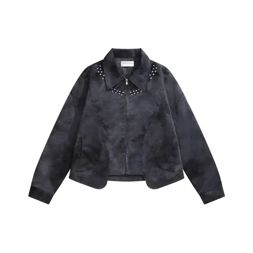 THINGYLAB Черные Мужские Кожаные Куртки