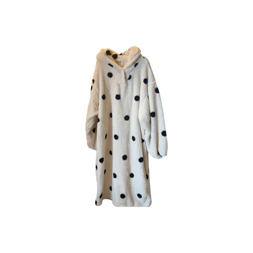 WANANNI Экрю Женские Банные халаты