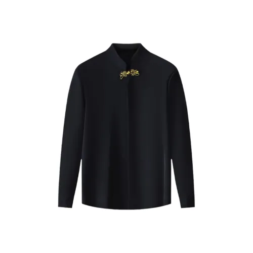 CAT'S PAW Черный Унисекс Рубашки