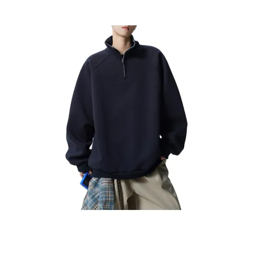 ZENGZHI Свитшот Свободный крой Прямой крой Унисекс