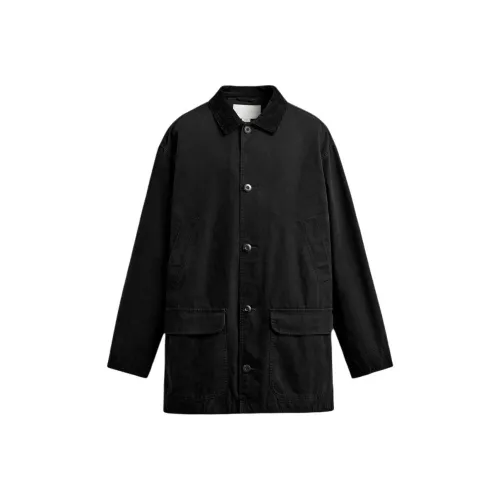 ZARA Черный Мужской Тренч