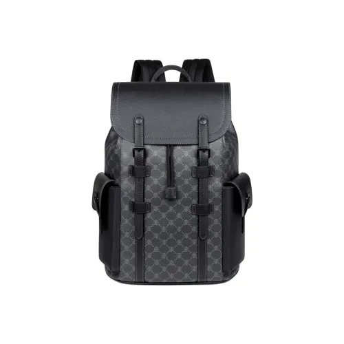 Lv Fielder ПУ (полиуретан) Рюкзак Средний Черный