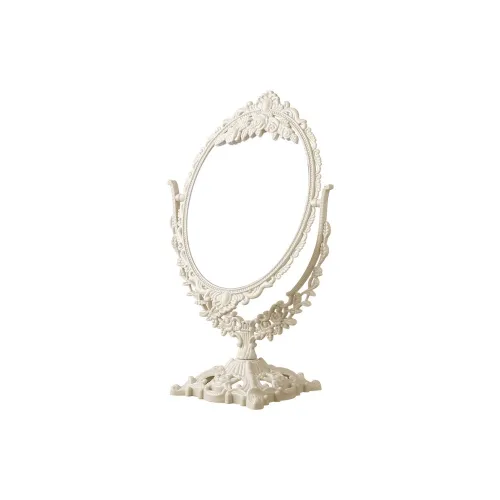 Stubborn Винтаж Зеркальце Изящное Тисненое Сердце Европейское Зеркало для Макияжа Складное Портативное Милое Настольное Зеркальце Прозрачное