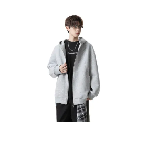 TUOFEI Светло-серый Унисекс Свитшоты