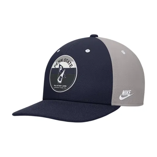 nike Переработанный полиэстер Кепки Мужской Серый Морской синий