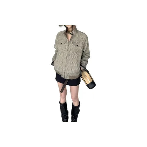 YICHEN Коричневый Женский Куртки