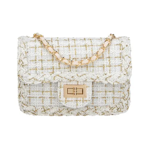 Wiersaam Пряжа Сумка через плечо Стандартная Женская Черно-белая